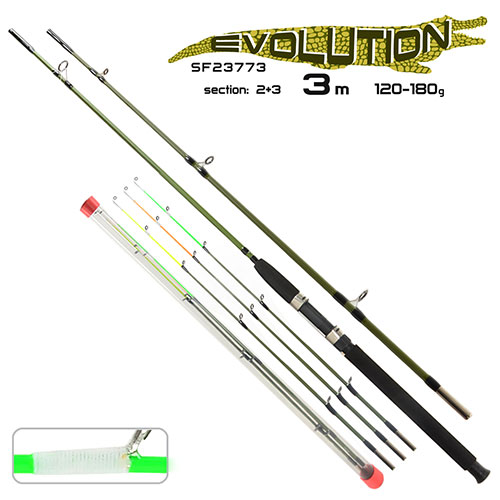 Спінінг фідер "Crocodile evolution" 3.0м 180г 2+3к Sams Fish (SF23773) фото 2
