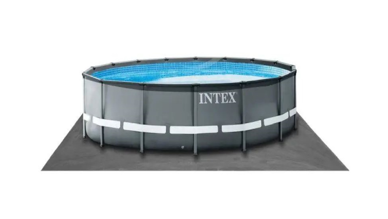 Каркасний басейн Intex 26326 (122*488 см., об'єм: 19156 л., пісочний фільтр-насос 5700 л/год, драбина, тент, підстилка, серія: Ultra XTR Frame) фото 8