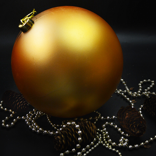 Ялинкова прикраса матовий 20см 1шт/уп Stenson (8581G) фото 2