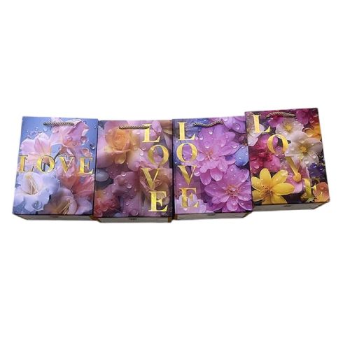 Пакет подарунковий паперовий L "Love" 31*40*12см Stenson R34711-L