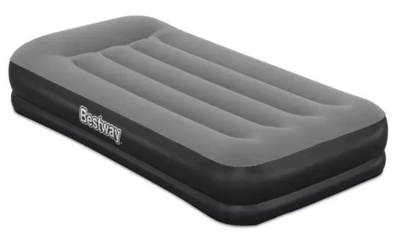 Надувне ліжко BestWay 671BT (30*97*191 см, 36 см з підголівником, односпальне, вбудований USB-електронасос/зовнішній, до 150 кг.)