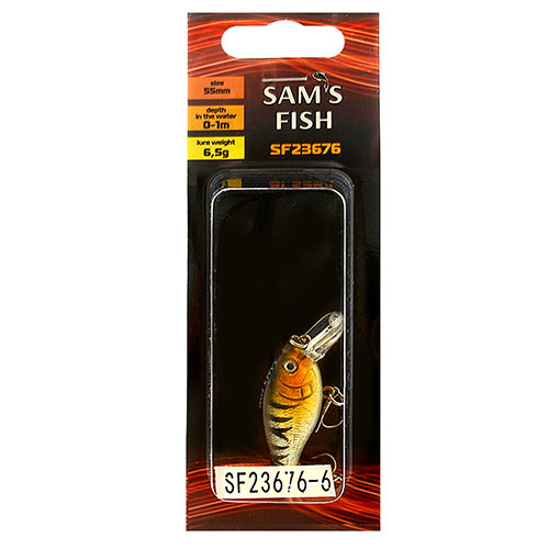 Воблер мікс 55мм 10шт/уп, Sams Fish(SF23676-6)
