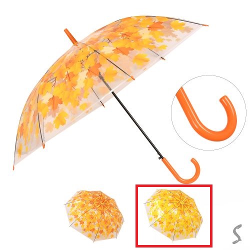 Парасолька-тростина напівавтомат "Осінь" d120см 8сп Stenson R17776-1 фото 2