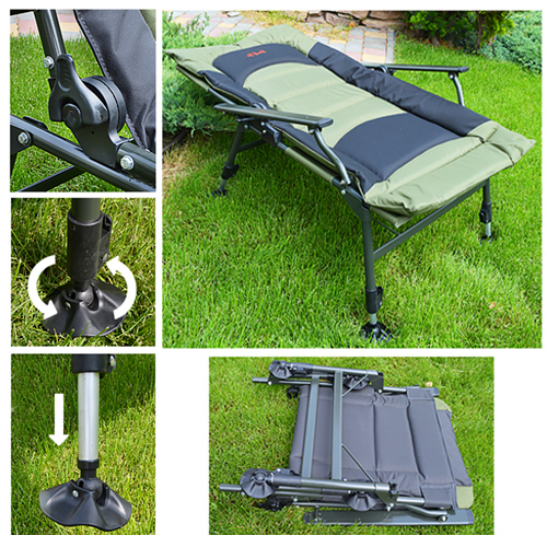 Крісло рибальське 60*74*104/114см макс 150кг Sams Fish (SF24197) фото 2