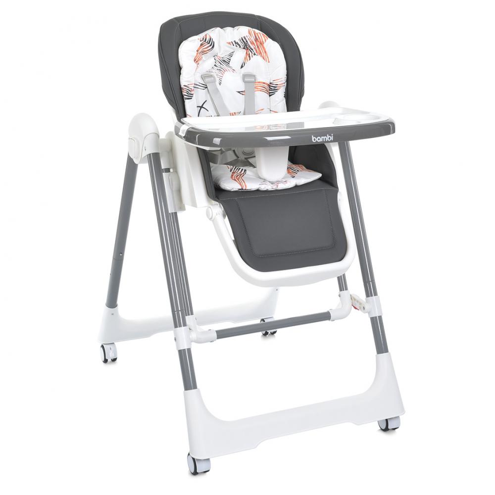 Стільчик для годування немовлят Bambi M 5897 Gray