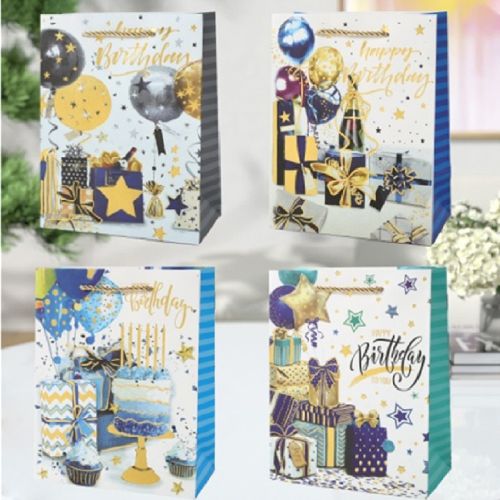 Пакет подарунковий паперовий L "Happy birthday" 30*41.5*12см Stenson R33232-L