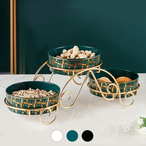 Підставка для фруктів та десерту "Corinthian" 3яр. 47*19*18.5см Stenson (YG01094-G)