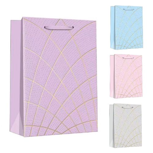 Пакет подарунковий паперовий L "Lines" 44*31*12см Stenson R96696-L