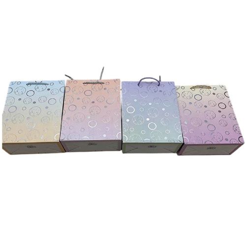 Пакет подарунковий паперовий M "Bubbles" 26*32*10см Stenson R34785-M