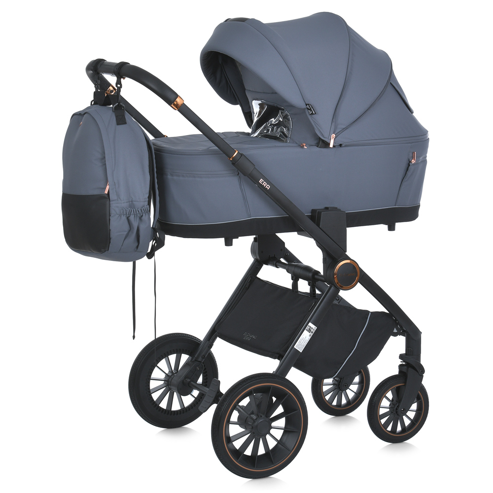 Коляска дитяча прогулянкова універсальна 2в1 El Camino ME 1100-1 ERA Ultimate Gray