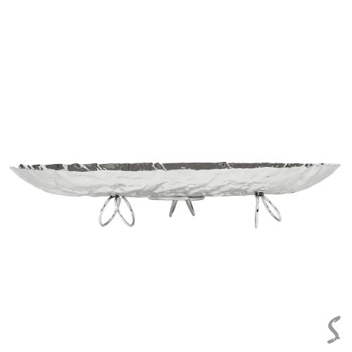 Блюдо декоративне на ніжках 26*16см Stenson R40583 фото 2