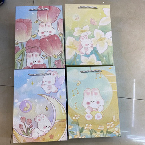 Пакет подарунковий паперовий L "Bunny" 31*42*11см Stenson (R91351-L)
