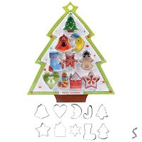 Вирубки кондитерські "Merry Christmas" 10шт/наб Stenson R89443