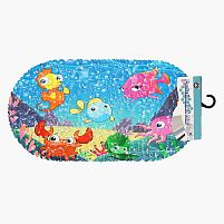 Килимок для ванни C 75987 розмір 64х34 см, антиковзка гумова поверхня, присоски