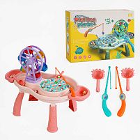 Риболовля 364 магнітна, ставок з рибками, 2 вудки, колесо огляду, кошики, черпак, сито, наліпки, в коробці