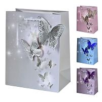 Пакет подарунковий паперовий S "Butterflies 3D" 18*23*10см Stenson R33250-S