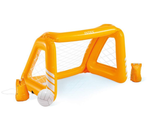 Гра надувна на воді Intex 58507 «Водне поло» (127*94*86 см, з надувним м'ячем, помаранчовий)