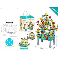 Столик з конструктором C 2724 C-12 490 деталей, розмір столика: 24х16х13.5 см, в коробці