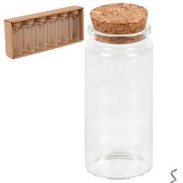 Баночка з корковою кришкою 6шт/уп 55мл Stenson R34239-6