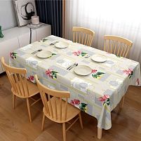 Скатертина-клейонка ПВХ 3-шар. глянсова на тканевій основі Glossy Stenson MA-5975 (1.37*20 м)