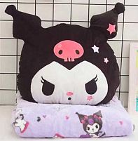 М`яка іграшка M 18281 герой, текстильна, 38 см, плед