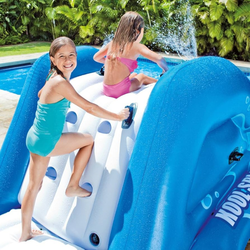 Дитячий надувний ігровий центр Intex 58849 «Water Slide» (Водна гірка з розпилювачем, 127*206*343 см.) фото 3
