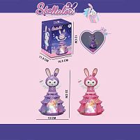 Музична іграшка HJ 548 X герой, розмір - 13х22 см, підсвічування, мелодія, колесо вільного ходу, фіксатор, аксесуар, в коробці