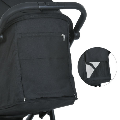 Коляска дитяча прогулянкова El Camino ME 1181 DAHLIA Black фото 15