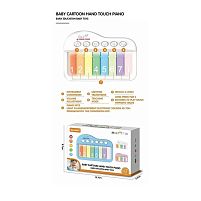 Піаніно YK 7018 C підсвічування, кілька режимів, 8 клавіш, мелодії, гра на швидкість реакції, режим навчання, регуляція гучності, в коробці