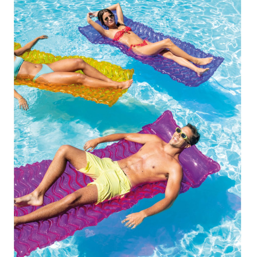 Матрас надувний для плавання Intex 58807 EU «Хвиля» (15*86*229 см, підголовник, вік 8+, до 100 кг) фото 15