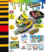 Машина SK 337 SB 2 металопластикові машинки, змінює колір, піпетка, механічний запускач, рухливі елементи, звук, підсвічування, в коробці