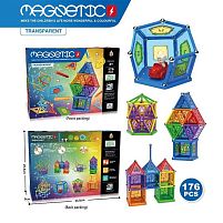 Магнітний конструктор AQ 2272 176 елементів, різні форми деталей, в коробці