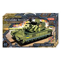 Конструктор “Військова техніка” 33508 "Teko", 441 деталь, танк Challenger 2, в коробці