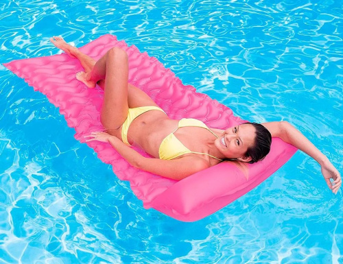 Матрас надувний для плавання Intex 58807 EU «Хвиля» (15*86*229 см, підголовник, вік 8+, до 100 кг) фото 12