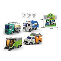 Набір спецтехніки RL 589-22 F ЦІНА ЗА 8 ШТУК В БЛОЦІ інерція, рухливі елементи, в коробці