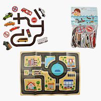Гра для ванни C 64956 машинки, дорога, карта, в пакеті