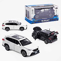 Машинка 53600 "Авто Експерт", 2 кольори, металопластик, 1:32, звук, світло, інерція, відчиняються двері, у коробці