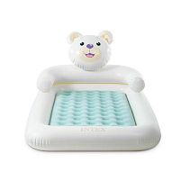 Дитяче надувне ліжко "Ведмідь" Intex 66814 ,(71*114*178 см., насос, дорожня сумка)