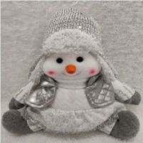 Фігура новорічна "Snowman" 25см Stenson M17250-A