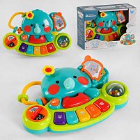 Музичне піаніно 48183 "WToys", ОЗВУЧУВАННЯ УКРАЇНСЬКОЮ МОВОЮ, пісні, віршики про тварин, світлові ефекти, в коробці