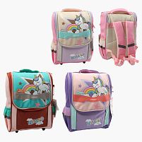 Рюкзак C 72908 розмір: 29х13х38 см, 1 відділення, 2 кишені, регульовані лямки, на блискавці, в пакеті, ВИДАЄТЬСЯ ТІЛЬКИ МІКС ВИДІВ