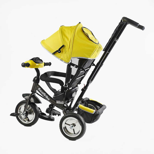 Велосипед дитячий триколісний Best Trike 6588/62-119 (колеса: переднє Ø9.84"/задні: Ø7.87"/пластик, рама: сталь, батьк. ручка, нахил спинки, до 25 кг) фото 3