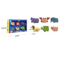 Пискавка 508-295 6 штук, тваринки, в коробці