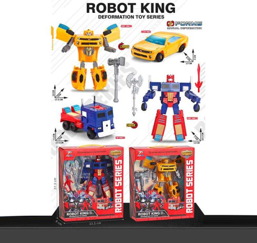 Трансформер 0754-12 2 види, зброя, пластикові колеса, в коробці