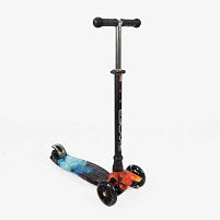 Самокат-беговел триколісний Skyper 113-52 MAXI (колеса: передні Ø4,7"/заднє Ø3,15"/PU, рама пластик, підсвітка, до 60 кг, в ПАКЕТІ)