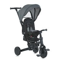 Велосипед дитячий триколісний Turbotrike MT 1036 grey (колеса: переднє 8"/EVA, заднєє: 7"/EVA, рама: алюміній, батьк. ручка, нахил спинки, до 30 кг)