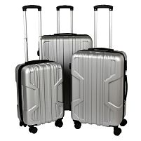Валіза пластик 20/24/28'' 3шт/наб Stenson R33423-SL