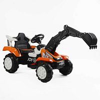 Електромобіль дитячий Joy Т-74430 "Екскаватор" (двигун 25W, акумулятор 6V, USB, музика, звуки, рухомий ківш, підсвічування)
