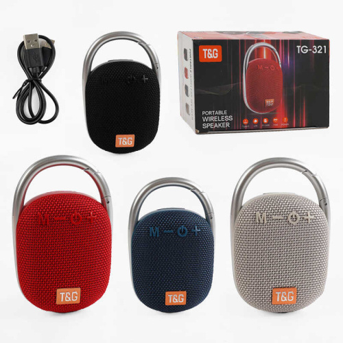 Колонка C 67914 / TG 321 bluetooth, від акумулятора, підсвічування, type c, TF-картка, usb-слот, в коробці, ВИДАЄТЬСЯ ТІЛЬКИ МІКС ВИДІВ