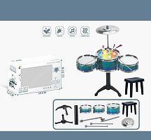 Барабан D 992-2 звук, підсвічування, стілець, в коробці
